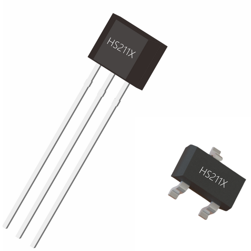HS211X low power consumption and high sensitivity Hall effect chip